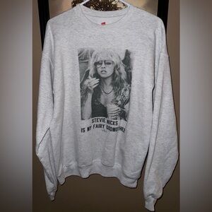Stevie Nicks Is My Fairy Godmother Sweatshirt | Hanes EcoSmart | Unisex M